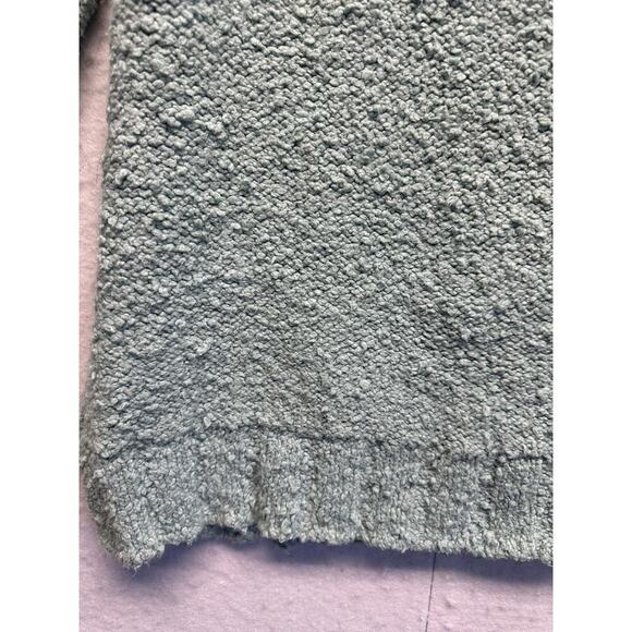 Anthropologie Moth Juliette Raglan Chunky Knit Turtleneck Sweater Mint Boho M - Picture 7 of 7